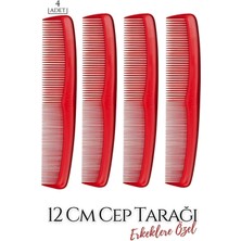 Creatividad Solutions 12 cm Erkek Cep Tarağı 4 Adet 718894