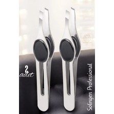 Creatividad Solutions Cımbız Kobalt Çelik Kaş Alma Cımbızı Tüy Alma Cımbızı Solingen Professional 2 Adet 718965