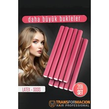 Creatividad Solutions Sosis Latex Bigudi - Isısız Saç Bigudisi 17 mm 20 Adet 721915