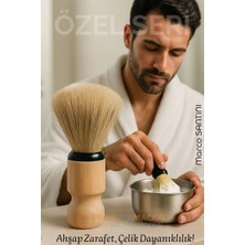 Creatividad Solutions Klasik Tıraş Seti – Ahşap Saplı Fırça & 304 Paslanmaz Çelik Tıraş Tası  722290