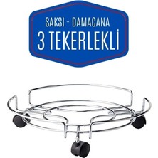 Creatividad Solutions Tekerlekli Saksı Tüp Damacana Altlığı - Taşıyıcı Mutfak Tüpü Taşıyıcı 423534
