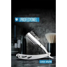 Creatividad Solutions Berber Usturası - Üstten Açmalı Amerikan Tip Berber Tıraş Usturası 721912