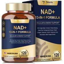 Totaria Healt (Özelsporcugıdaların'dan !!) Nad+ Resveratrol,quercetin 120 Capsules.