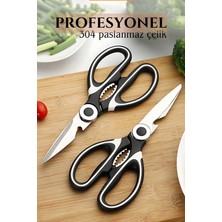 Creatividad Solutions Tavuk Makası Profesyonel 304 Çelik Mutfak Makası 721978