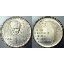 Banknoting Cumhuriyet'in 100. Yılı 100 Lira 1973 Gümüş 22 Gr. Çilaltı+