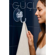 Creatividad Solutions 4cm Şeffaf Askılı Vantuz Kanca Keçe Malzeme ile Çok Renkli 1 Adet Premium Kalite 722496