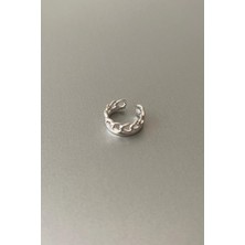 Jaida Moda Unisex Sıkıştırma Deliksiz Zincir Model Çelik Kıkırdak Küpe Ear Cuff