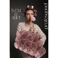 Creatividad Solutions 5 cm Bigudi Isısız Saç Şekillendirme Doğal Bukle Bigudisi Profesyonel 12 Adet 721377