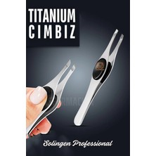 Creatividad Solutions Transformacion Titanyum Çelik Cımbız Kaş Alma Cımbızı Tüy Alma Cımbızı Solingen Professional  721244