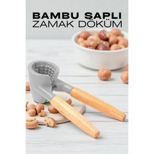 Creatividad Solutions Fındık ve Ceviz Kırıcı - Bambu Saplı Döküm Ceviz Fındık Kıracağı 721983
