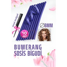 Creatividad Solutions Bumerang Sosis Bigudi Tarak Seti 8 mm Kalınlık 10 Adet 721387
