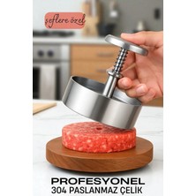 Creatividad Solutions Hamburger Presi - Profesyonel Hamburger Kalıbı 304 Paslanmaz Çelik 722000