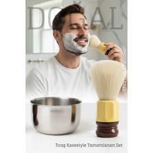 Creatividad Solutions Premium Tıraş Fırçası  - %100 Domuz Kılı  - Yoğun Köpük, Pürüzsüz Tıraş 722391