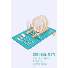 Creatividad Solutions Bulaşık Durulama Kurutma Matı Süzücü Emici D.reohouri Design 720683