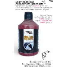 Gümüş Simli Jel Lastik Parlatıcı 500ML 1 Hafta Kalıcılık