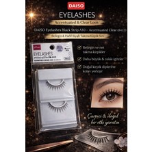 Daiso Daıso Takma Kirpik A10 (8422) – Belirgin & Doğal Siyah Mod