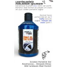 Mavi Simli Jel Lastik Parlatıcı - Yüksek Sim Oranı - Ultra Islak Görünüm - Uzun Süre Kalıcılık