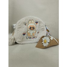 Elaa Aksesuar Labubu Desenli Omuz Askılı Çocuk Çantası