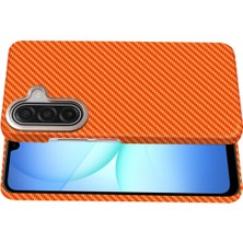 Novis Liora Newface Samsung Galaxy A56 Vega Magsafe Kapak - Turuncu