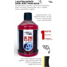 Yoğun Kıvamlı Jel Lastik Parlatıcı & Koruyucu (500ML + Sünger Hediye) Ultra Islak Görünüm