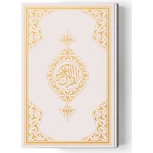 2 Renkli Orta Boy Kur'an-I Kerim (Miklepsiz) Beyaz