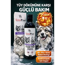Kedi ve Köpek Tüy Dökümü Önleyici Bit Pire Parazit Kene Şampuanı 250 ml