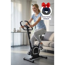 Fegel FG-100 Kondisyon Bisikleti | Ev Tipi Spor Bisikleti, LCD Ekran, Nabız Ölçer, Direnç Ayarlı
