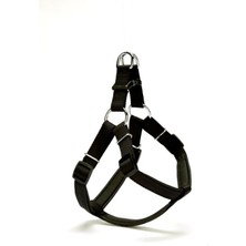 Subutu Dokuma Köpek Göğüs Tasması Medium Siyah 45*55 cm