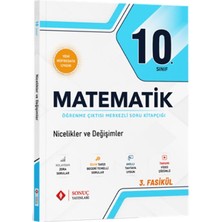 Sonuç Yayınları 10. Sınıf Matematik Nicelikler ve Değişimler