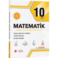 Sonuç Yayınları 10. Sınıf Matematik Sayma Algoritma ve Bilişim Analitik Inceleme Veriden Olasılığa