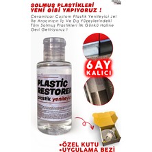 Plastic Restorer 50ML - Solmuş Plastik Yenileyici & Parlatıcı - 6 Aya Varan Kalıcı Etki - Hediye Bez