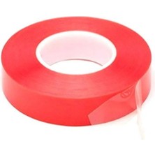 LTG Nova Çift Taraflı Akrilik Silikonize Bant 18 mm x 2 Metre Kırmızı Vhb