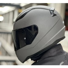 Ls2 Rapıd 2 Mat Concrete Full Face Motosiklet Kaskı Siyah Camlı