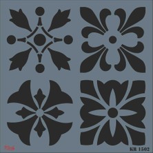 Subutu Kr 1502 Fayans Stencil 30X30 cm