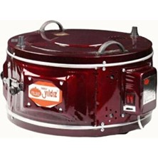 Luz&pos Büyük Tekli Alüminyum Davul Fırın