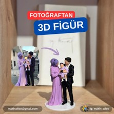 Kişiye Özel Aile 3D Figür