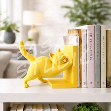 Basart Kedi Tasarımlı Kitap Desteği - 3D Baskı Özel Seri
