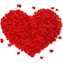 Ttt Kırmızı Renk Gül Yaprağı 100 Adet Paket Romantik Süslemeler İçin Şık Dekorasyon