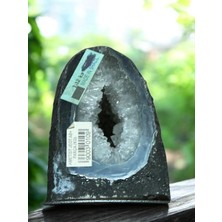 Zodyak Doğal Taş Brezilya Ametist Kalsedon Geçişli Jeot