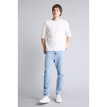 DeFacto 90's Slim Fit Dar Paça Jean Yıkamalı Pantolon E1371AX26SP