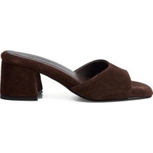 Penford Kahve Kadın Terlik D-Sara-Lyona-Suet