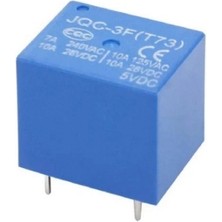Voltaj 5V 7A Single Contact Relay - JQC-3F(T73)-5VDC