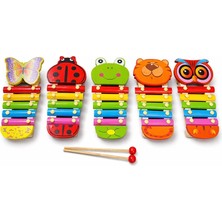 Livenda Ahşap Figürlü 5'li Selefon Müzik Aleti 6ALY309