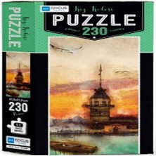 Elma Shop Blue Focus Kız Kulesi - Puzzle 230 Parça