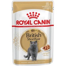 Üreticiniz Royal Canin British Shorthair Adult Pouch Konserve Kedi Maması 1 Adet 85 gr 481348