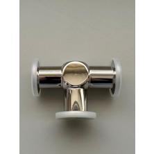 KF25 Vakum Tee - Paslanmaz Çelik (304L) - Yüksek Vakum Uyumlu (Vacuum Tee)