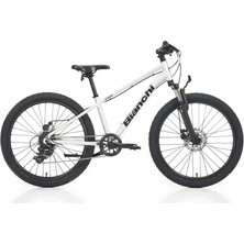 Bianchi XR24 24 Jant 8 Vites Mekanik Disk Fren Çocuk Bisikleti - By: Gri / Siyah