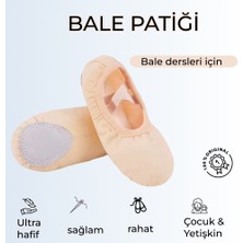 Comfort Line Profesyonel Bale Patiği –çocuk & Yetişkin |pamuk,kaymaz Taban, Esnek | Bale Ayakkabısı
