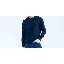 Lacoste Bisiklet Yaka Regular Fit Paris Indigo Sweatshirt