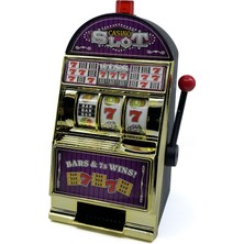 Bıyıklı Tobacco Casino Slot Makinesi Şeklinde Işıklı ve Sesli Kumbara